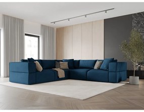 Divano angolare variabile blu Esther - Milo Casa