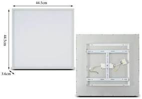 Brilagi - Luce LED dimmerabile SLIMFRAME LED/36W/230V 45x45 cm bianco + +TC