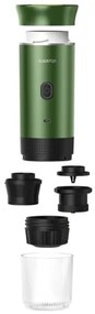 Aligator ACM003 - Macchina da caffè da viaggio ricaricabile PortaCaffé 3 in 1 72W/7500 mAh verde
