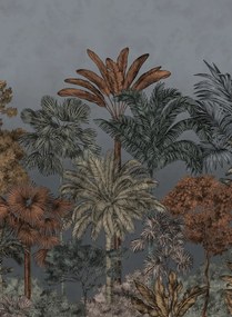 Rebel Walls Carta da parati panoramica Tropical Bellewood - Night