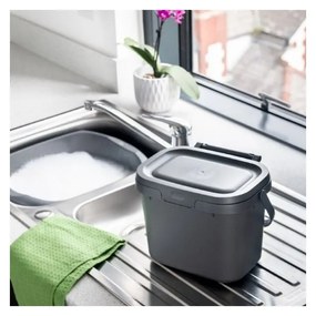 Contenitore grigio per rifiuti compostabili 2,5 l - Addis