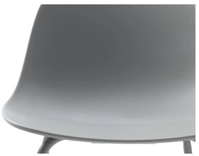 Sgabello da bar grigio in plastica (altezza della seduta 67,5 cm) Whitby – Unique Furniture
