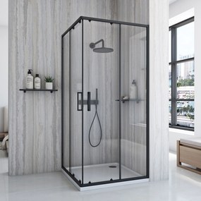 Cabina doccia Rea City 90x90 Black