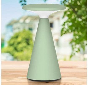 Lampada da tavolo dimmerabile PAROS LED/1,8W/5V USB 1800mAh IP44 verde