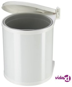 Hailo Pattumiera da Dispensa Compact-Box Taglia M 15 L Bianca 3555-001