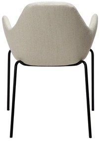 Poltrona crema in tessuto bouclé Zimmer - DAN-FORM Denmark