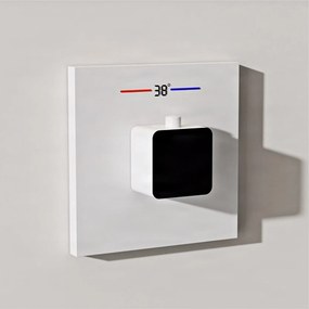 Sistema doccia a incasso ELITE EDITION BCS1721 termostatico, multigetto e a cascata in più finiture — Grigio gunmetal — A parete