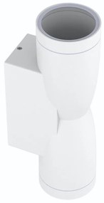 Applique Conica a Clessidra Bidirezionale, IP65 GU10 - Bianca Colore del corpo Bianco