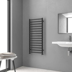 Kamalu - Termoarredo colore nero opaco 1000x500 mm modello Kam-378N