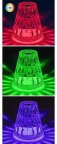 Rabalux 76004 - LED RGB Lampada da tavolo ricaricabile dimmerabile SIGGY LED/2W/5V 3000K