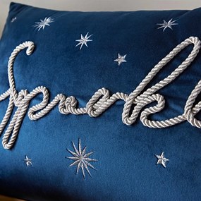 Cuscino decorativo in velluto con motivo natalizio 30x50 cm Sparkle - Catherine Lansfield