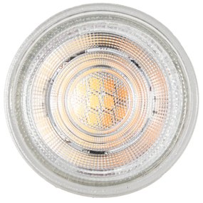 Set van 5 GU10 50mm 3-staps dimbaar in Kelvin LED lampen helder 4.9W 450 lm 2000-2700K