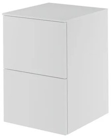 Mobile da bagno sotto lavabo Neo bianco laccato L 45 x H 65 x P 48.3 cm 2 cassetti, lavabo non incluso