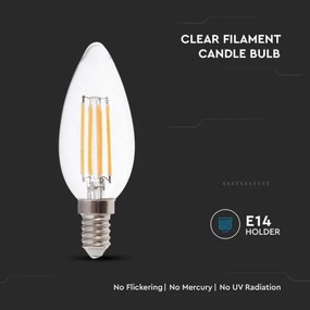Lampadina LED FILAMENT E14/4W/230V 4000K