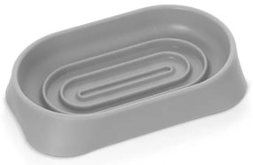 Porta sapone da appoggio grigio in abs Tender