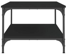 Tavolino da salotto nero 100x55x40 cm in legno multistrato