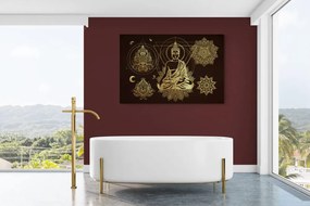 Quadro su tela – Buddha dorato
