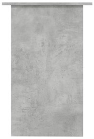 Scrivania grigio cemento 90x50x74 cm in truciolato