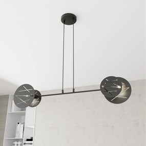Lampada a sospensione in acciaio XOTIC 2 nero 2xE27 Colore del corpo Nero