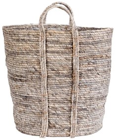 Cestino grigio in foglie di mais Udine - House Nordic