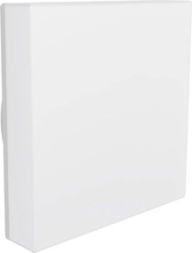 Applique Quadrata sensore di Movimento 2xE27 a Luce Diffusa IP65 Bianca