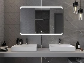 Mexen Nida specchio da bagno retroilluminato 120 x 80 cm, LED 6000K, antiappannamento - 9806-120-080-611-00