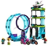 Costruzioni lego 60361 city stuntz stunt riders: sfida impossibile