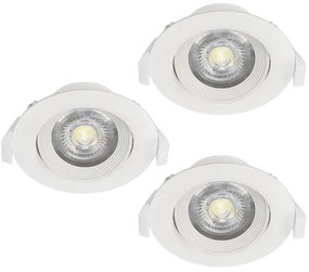 Eglo 32896 - SET 3x Lampade da incasso SARTIANO 1xLED/5W/230V
