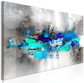 Quadro Happiness Explosion (1 Part) Narrow  Colore Grigio, Dimensioni e Misure 120x40