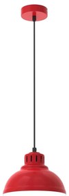 Lampada a sospensione ALTAR 1xE27/60W rosso