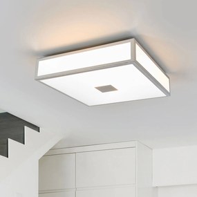 Plafoniera Eniola Lindby, dimmerabile, Cromo / Argento, Bagno, Plastica, Moderno, Plafoniera