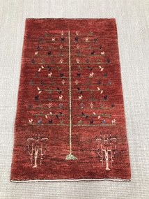 Gashguli Tappeto persiano 60x100 Rosso (Iran) Annodato A Mano