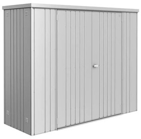 Box portattrezzi in alluminio BIOHORT 230 L 227 x P 83 x H 182.5 cm argento