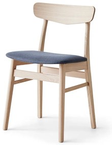 Sedia da pranzo in rovere in colore blu-naturale Mosbøl - Hammel Furniture