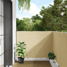 Paravento Da Balcone Crema 500x120 Cm İn Pvc /