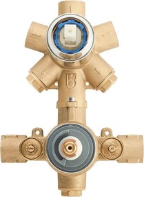Kit incasso doccia serie B 3 vie cromato