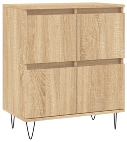 Credenza Rovere Sonoma 60x35x70 cm in Legno Multistrato