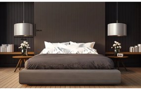 Duolla - Lampadario a sospensione con filo CANNES 1xE27/15W/230V diametro 45 cm argento/rame