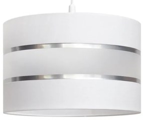 Lampadario a sospensione con filo HELEN 1xE27/15W/230V diametro 35 cm bianco