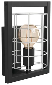 Applique industriale Jubily nero 1X E27 EGLO