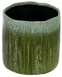 Vaso Verde Ceramica Ø 23 cm 23 x 23 x 23 cm