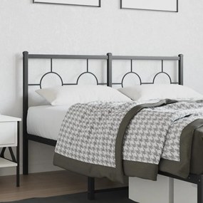 Testiera İn Metallo Nero 135 Cm /