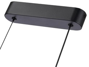 Brilagi-LED Lampada a sospensione dimmerabile su cavo TWISTER LED/60W/230V 3000-6000K nera + telecomando