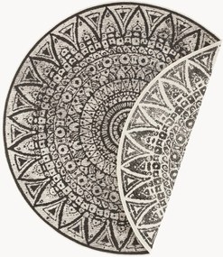 Tappeto rotondo reversibile da interno-esterno Lilja