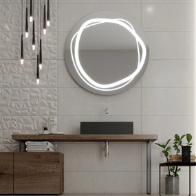 Specchio rotondo con illuminazione LED C9 premium