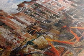 Stampa su tela – Amsterdam disegnata