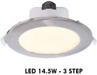 Faretto pannello incasso 12cm 3 step LED 15W 3 in 1 luci soffitto ingresso 230V