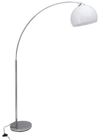 Lampada da terra Vessa in acciaio, H 166 cm, E27 BRILLIANT