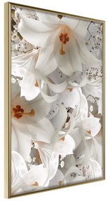 Poster  Floras Mess  Cornice Quadri Cornice d'oro, Larghezza x Altezza Home decor 20x30