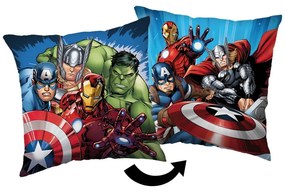 Cuscino per bambini in vello 40x40 cm Avengers "Heroes" – Jerry Fabrics